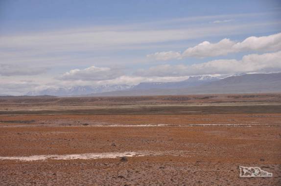 Paisagens e o céu típico da patagônia, no nosso caminho para El Chaltén, na Argentina